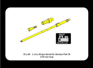 Aber 35L-086 German 2cm L/65 gun barrel for Flak 38 1/35 – Bild 5