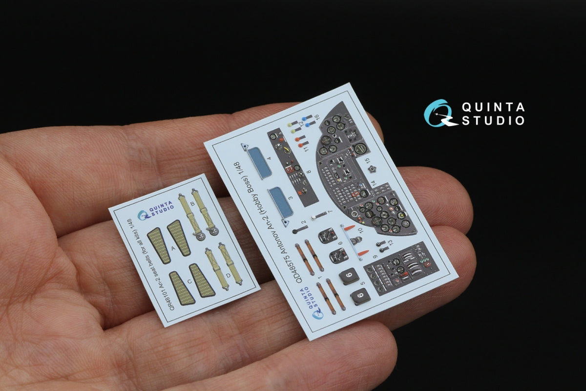 Quinta Studio QD48575 Antonov An-2 Colt 3D-Printed &amp;amp; coloured Interior on decal paper (HobbyBoss) 1/48 – zdjęcie 4