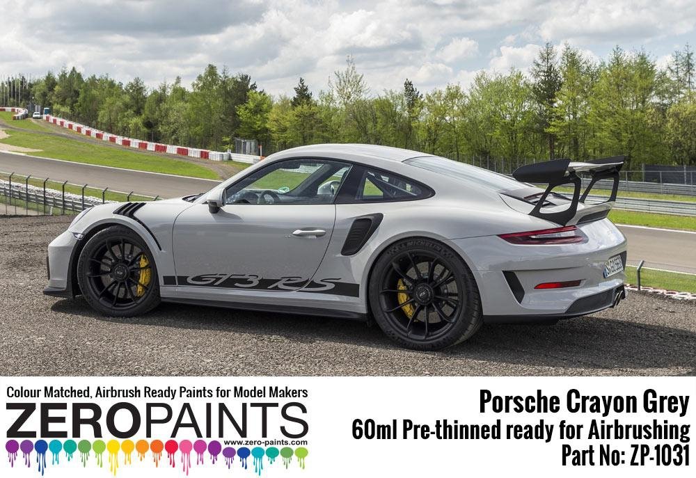 Peinture Zero Paints ZP-1031CRAYON Porsche 911 GT3 RS Gris Crayon 60 ml
