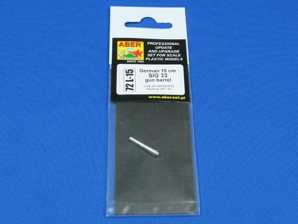 Aber 72L-15 Lufa 15cm do niemieckiej haubicy SiG 33 / German 15cm SIG 33 gun barrel 1/72 – zdjęcie 4