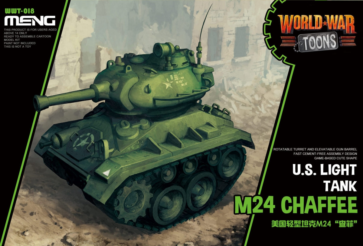 Meng Model WWT-018 M24 Chaffee US Light Tank