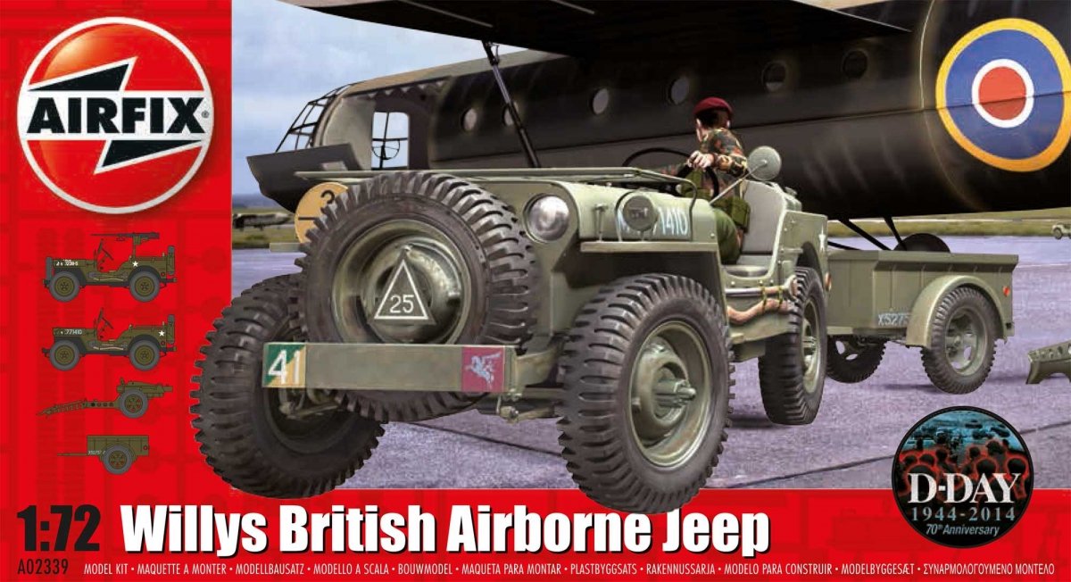 Airfix 02339 Willys Jeep, Trailer and 75mm Howitzer 1/72