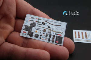 Quinta Studio QD32066 Ki-61-I 3D-Printed &amp;amp; coloured Interior on decal paper (for Hasegawa kit) 1/32 – Bild 3