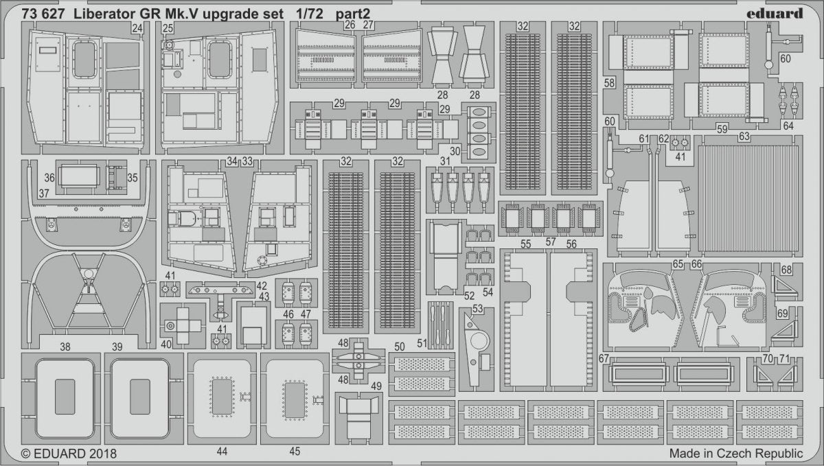 Eduard 73627 Liberator GR Mk.V upgrade set EDUARD 1/72 – immagine 2
