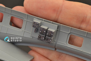 Quinta Studio QD48266 He 111H-3/H-6 3D-Printed &amp;amp; coloured Interior on decal paper ( ICM ) 1/48 – immagine 3