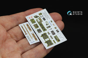 Quinta Studio QD35083 A6M2 Zero (Mitsubishi Prod.) 3D-Printed &amp;amp; coloured Interior on decal paper (Border Model) 1/35 – imagen 2