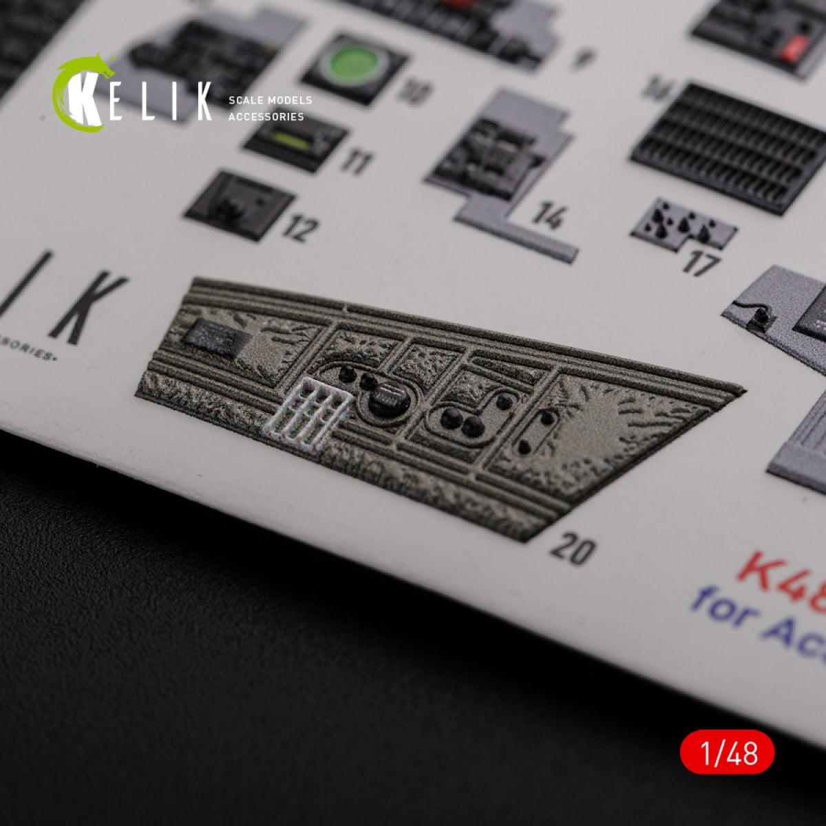 KELIK K48089 F-4J &amp;quot;Phantom II&amp;quot; interior 3D decals for Academy kit 1/48 – image 8