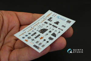 Quinta Studio QD48100 IL-4 3D-Printed &amp;amp; coloured Interior on decal paper (for Xuntong kit) 1/48 – Bild 5