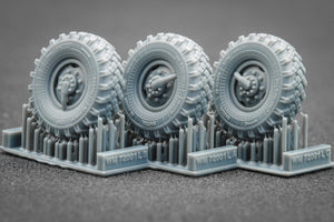 ScaleX WM 72001 ZIL 131 Ordinary wheel set (for ICM) 1/72