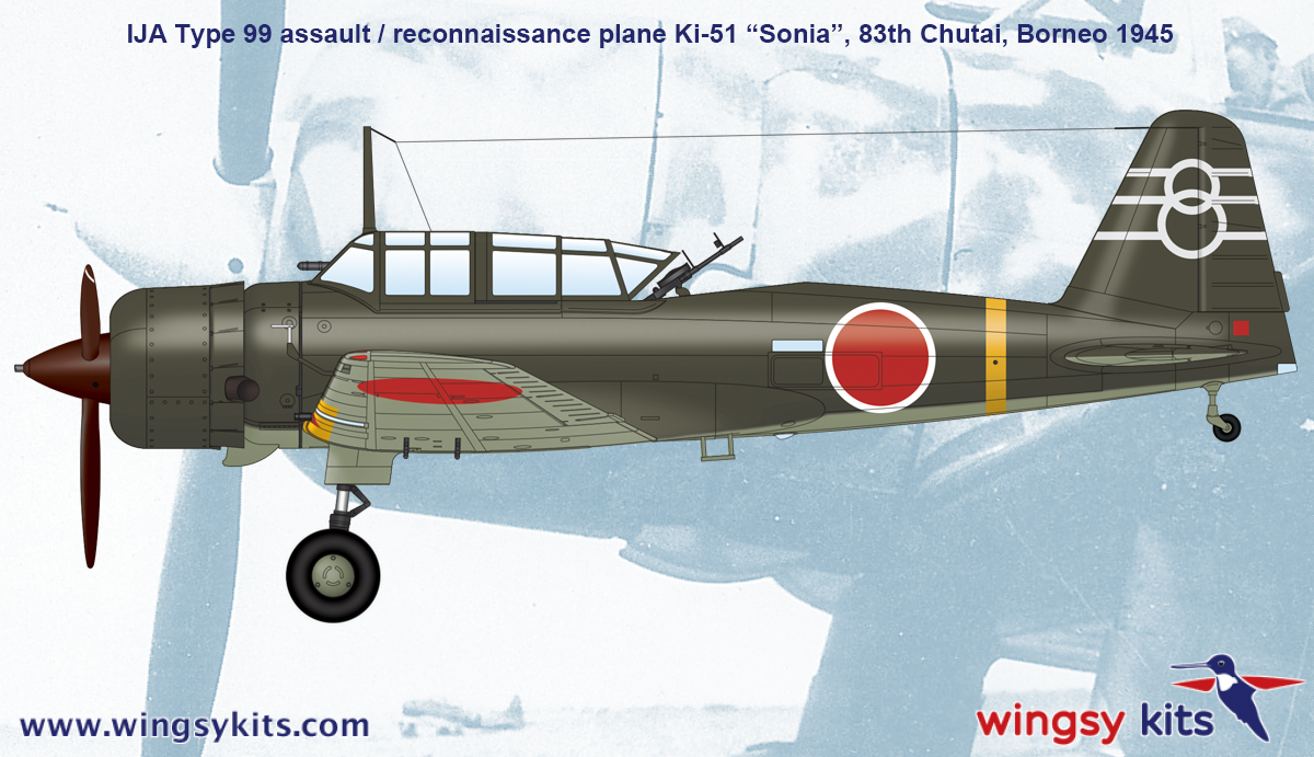 Wingsy Kits D5-05 IJA Type 99 assault/recon. plane Ki-51 “Sonia” 1/48 – Bild 17