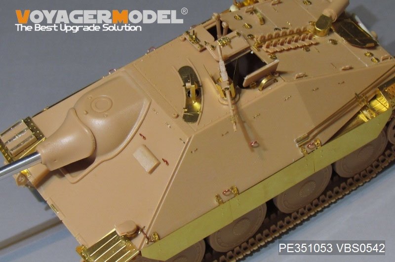 Voyager Model PE351053B WWII German Sd.Kfz.138/2 Hetzer Tank Destroyer Late Version (B ver include Gun Barrel) For ACADMY 13230/13277 1/35 – immagine 18