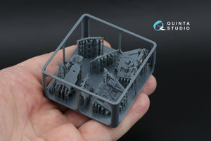Quinta Studio QD+48616 Fairey Barracuda Pilot's Cockpit 3D-Printed &amp; coloured Interior on decal paper (Trumpeter) (with 3D-printed resin parts) 1/48