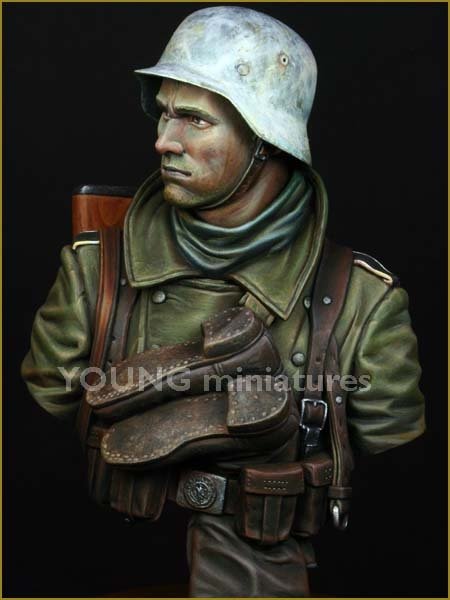 Young Miniatures YM1825 German Infantry Russian Front WWII 1/10 – Bild 7