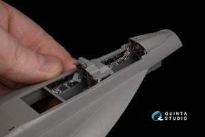 Quinta Studio QD48243 F/A-18F late / EA-18G 3D-Printed &amp;amp; coloured Interior on decal paper ( Meng ) 1/48 – immagine 6
