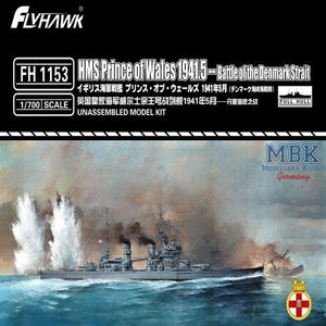 FlyHawk Model FH1153 HMS Prince of Wales May 1941 1/700