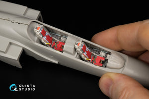 Quinta Studio QD+48349 Kawasaki T-4 3D-Printed &amp;amp; colored Interior on decal paper (Hasegawa) (with 3D-printed resin parts) 1/48 – image 14