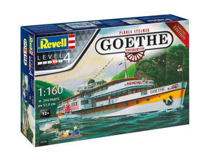 Revell 05232 Rheindampfer Goethe Zestaw z akcesoriami modelarskimi 1/160