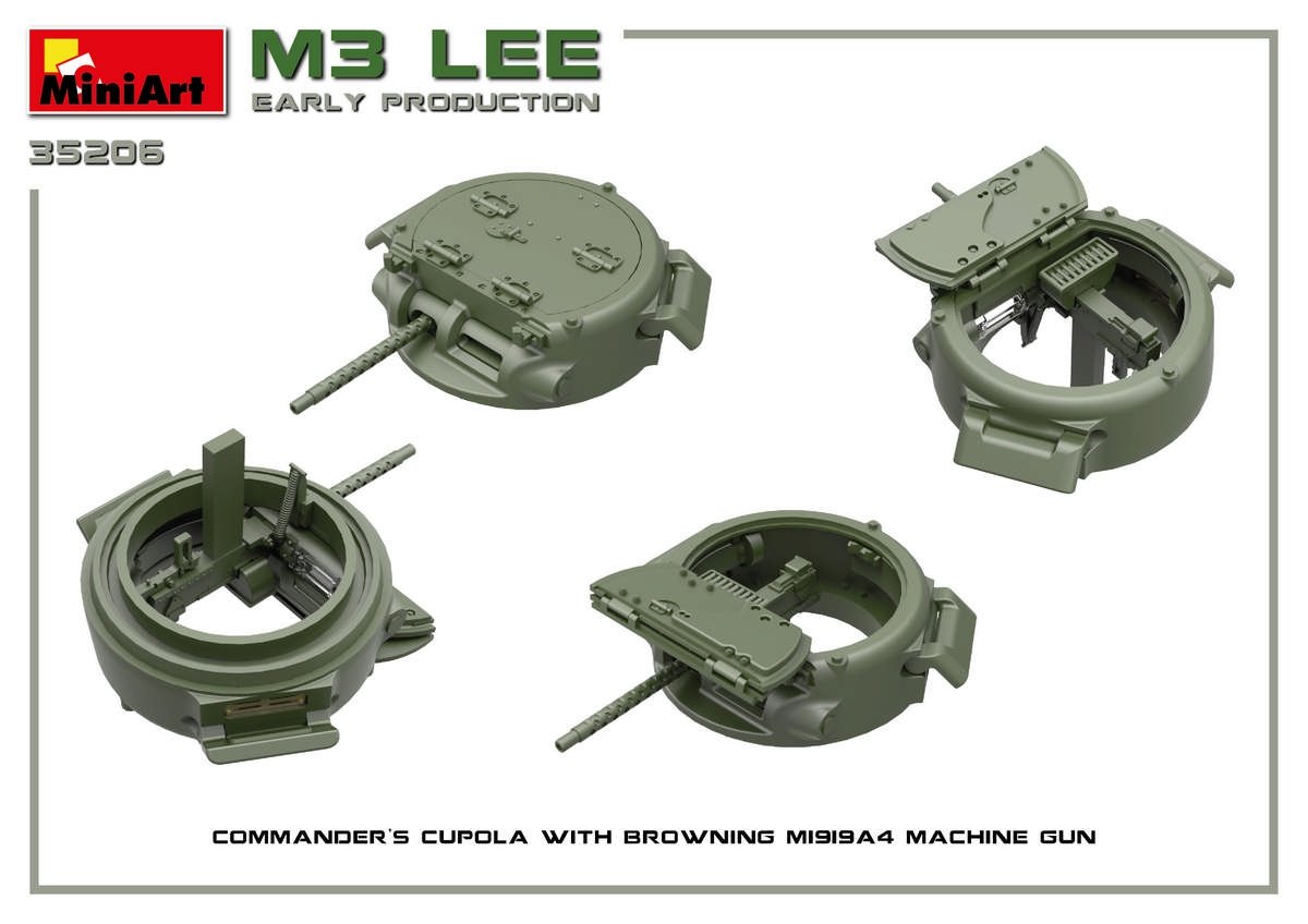 Miniart 35206 M3 Lee early prod. w/interior 1/35 – immagine 7