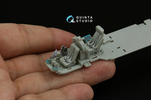 Quinta Studio QD+72184 Mi-24V 3D-Printed &amp;amp; coloured Interior on decal paper (Hobby Boss/ARK Models) (with 3D-printed resin parts) 1/72 – immagine 9