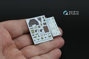 Quinta Studio QD48482 P-51B/C (Late) 3D-Printed coloured Interior on decal paper (Tamiya) 1/48 – imagen 3