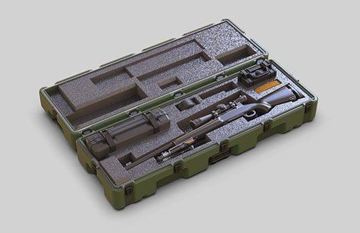 Eureka XXL E-075 Modern US Army PELICAN M24 Rifle Case with M24 Sniper Weapon System 1/35 – Bild 2