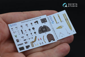 Quinta Studio QD48205 Spitfire Mk.II 3D-Printed &amp;amp; coloured Interior on decal paper (Eduard) 1/48 – immagine 2