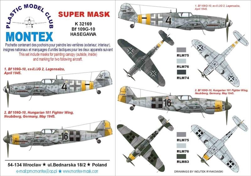 Montex K32169 Bf 109G-10 1/32 