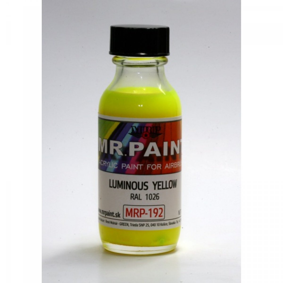 MR. Paint MRP-192 LUMINOUS YELLOW RAL 1026 30ml – imagen 2