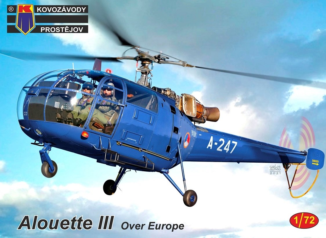 Kovozavody Prostejov KPM0278 Alouette III "Over Europe" 1/72