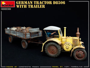 MiniArt 38038 German Tractor D8506 with trailer 1/35 – immagine 10