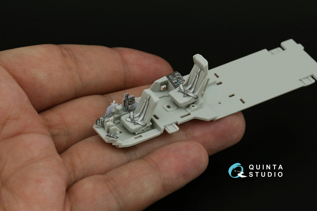 Quinta Studio QD+72185 Mi-24V NATO 3D-Printed &amp;amp; coloured Interior on decal paper (Hobby Boss/ARK Models) (with 3D-printed resin parts) 1/72 – Bild 9