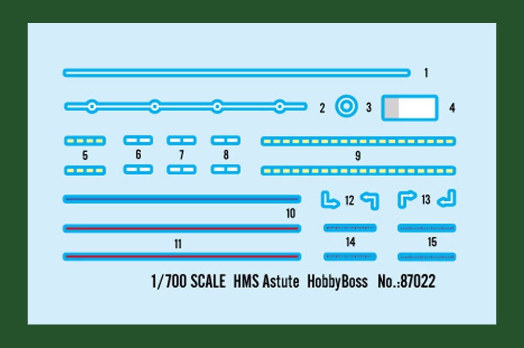 Hobby Boss 87022 HMS Astute (SSN) 1/700 – imagen 4