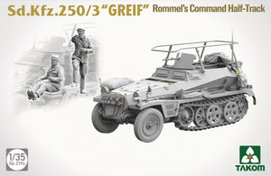 Takom 2194 Sd.Kfz 250/3 Greif Rommel Command Half-Track 1/35 – immagine 4