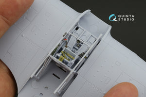 Quinta Studio QD48287 Hawker Hurricane family 3D-Printed &amp;amp; coloured Interior on decal paper (Airfix) 1/48 – immagine 9