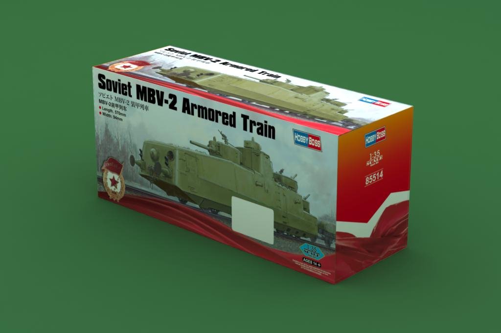 Hobby Boss 85514 Soviet MBV-2 Armored Train 1/35 – Bild 2