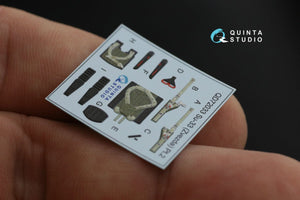 Quinta Studio QD72033 Su-33 3D-Printed &amp;amp; coloured Interior on decal paper (Zvezda) 1/72 – immagine 8