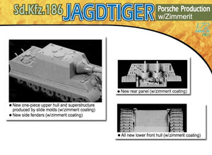 Dragon 7291 Jagdtiger, Porsche Version w/Zimmerit 1/72 – image 3