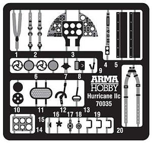 Arma Hobby 70035 Hawker Hurricane Mk IIc Expert Set 1/72 – zdjęcie 2