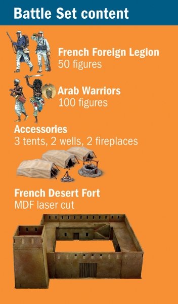Italeri 6183 BEAU GESTE: Algerian Tuareg Revolt - BATTLE SET 1/72 – immagine 2