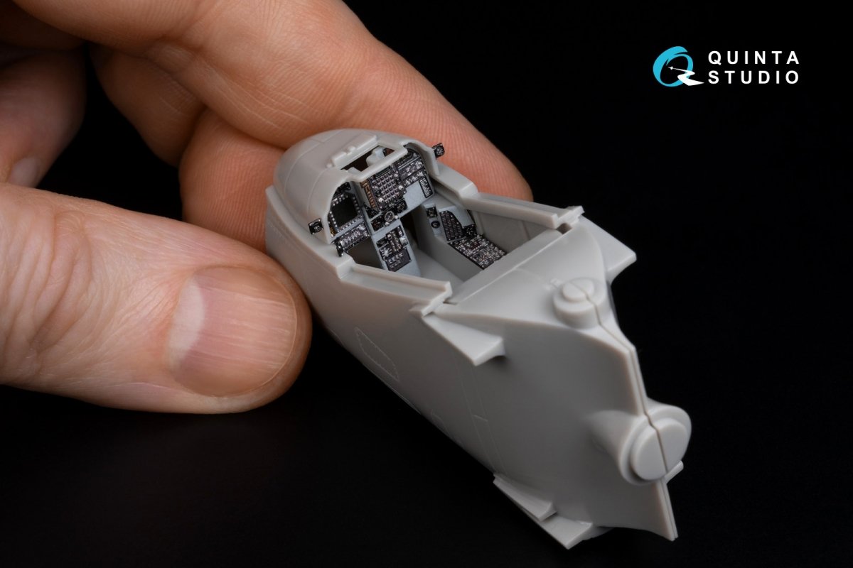 Quinta Studio QD48305 AV-8B Early 3D-Printed &amp;amp; coloured Interior on decal paper (Hasegawa) 1/48 – immagine 11