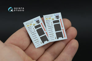 Quinta Studio QD48596 F-15E 3D-Printed &amp;amp; coloured Interior on decal paper (Hasegawa) 1/48 – immagine 6