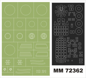 Montex MM72362 Ki-21 SALLY pour ICM 72203 1/72