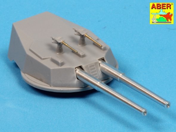 Aber 350L-65 Set of Barrels for H.M.S. Dreadnought battleship: 12&amp;#39;&amp;#39; Mk.X BLx 10pcs., 12cwt QF Mk I x 26pcs. 1/350 – Bild 4