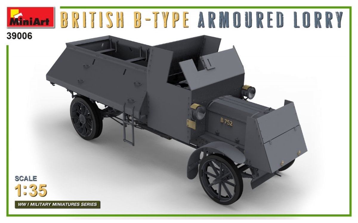 Miniart 39006 BRITISH B-TYPE ARMORED LORRY 1/35 – image 5