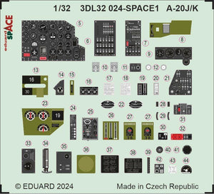 Eduard 3DL32024 A-20J/ K SPACE HONG KONG MODELS 1/32 – Bild 4