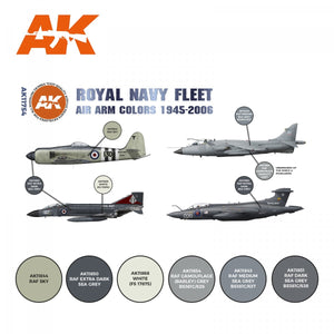 AK Interactive AK11754 RN FLEET AIR ARM COULEURS DES AVIONS 1945-2010 6x17 ml – image 2