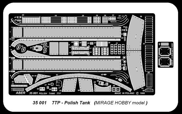 Aber 35001 Polish light tank 7TP (MIR) 1/35 – image 2