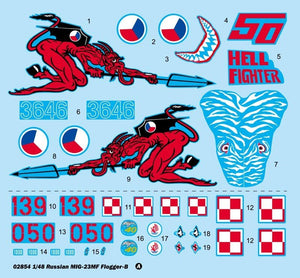 Trumpeter 02854 MIG-23MF Flogger-B 1/48 – zdjęcie 3