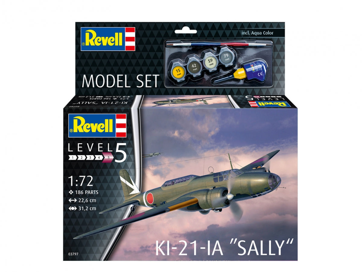 Revell 63797 Mitsubishi Ki-21-Ia &amp;#39;Sally‘ - Model Set 1/72