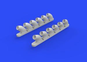 Eduard 648271 P-40B exhaust stacks AIRFIX 1/48 – Bild 3